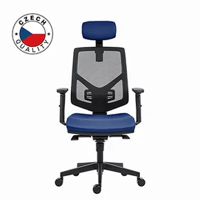 Krzesło ergonomiczne Powerton Office Tina, Ciemnoniebieski